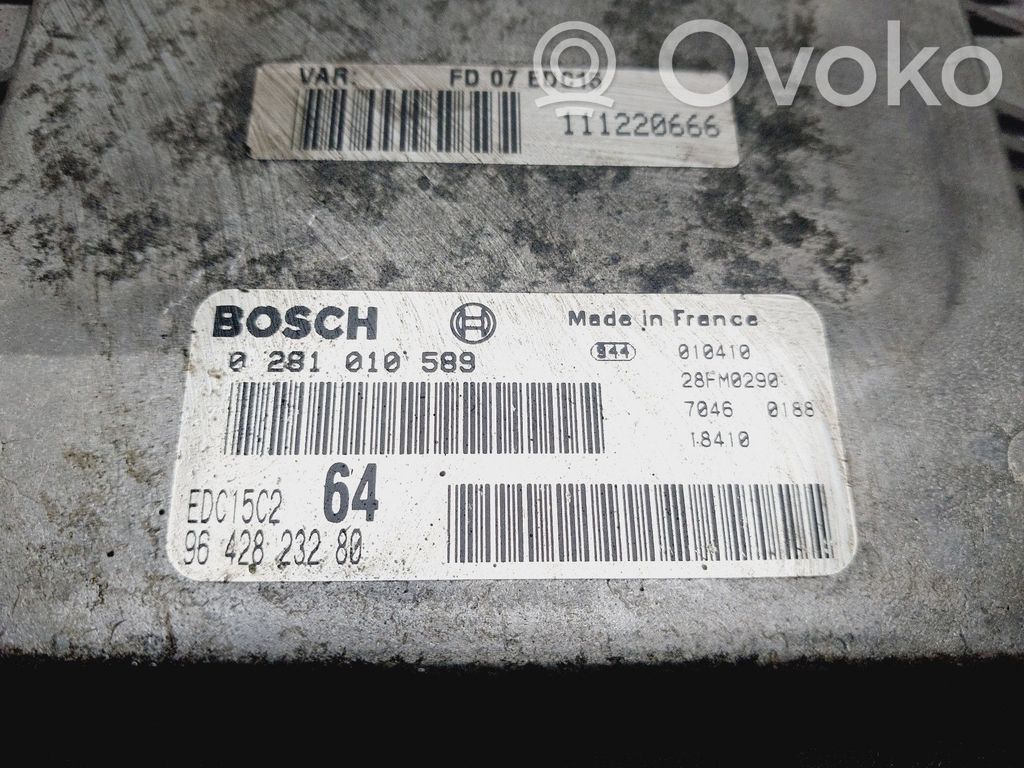 Citroen C5 Calculateur moteur ECU 