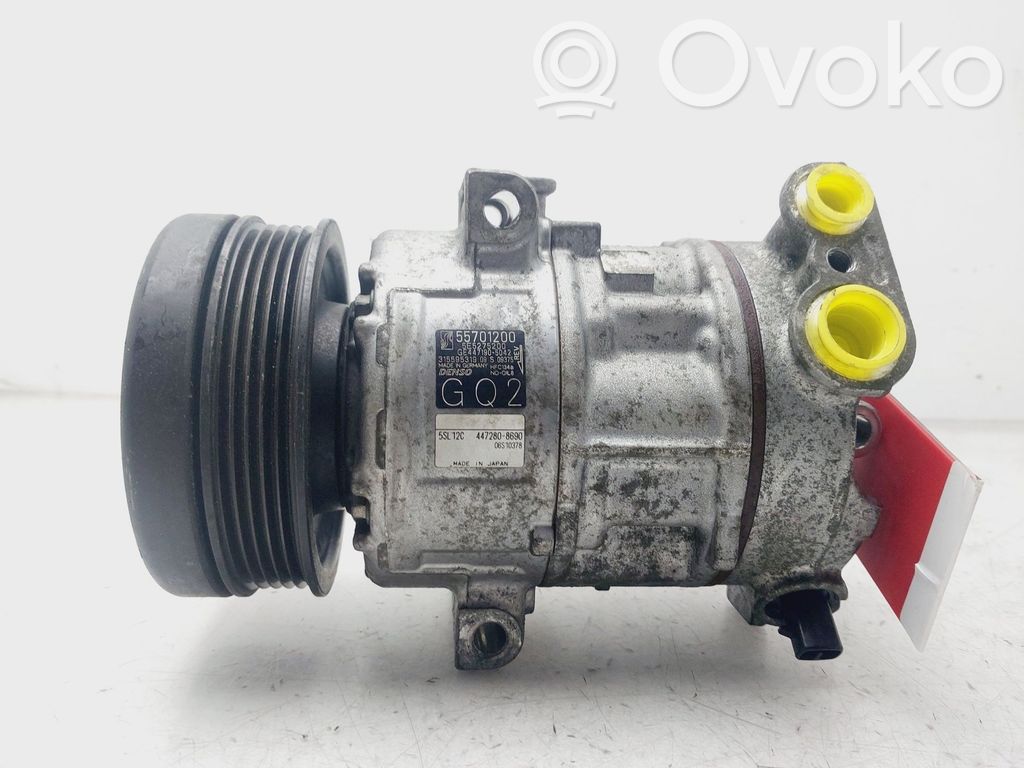 Ilmastointilaitteen kompressorin pumppu (A/C)   55701200