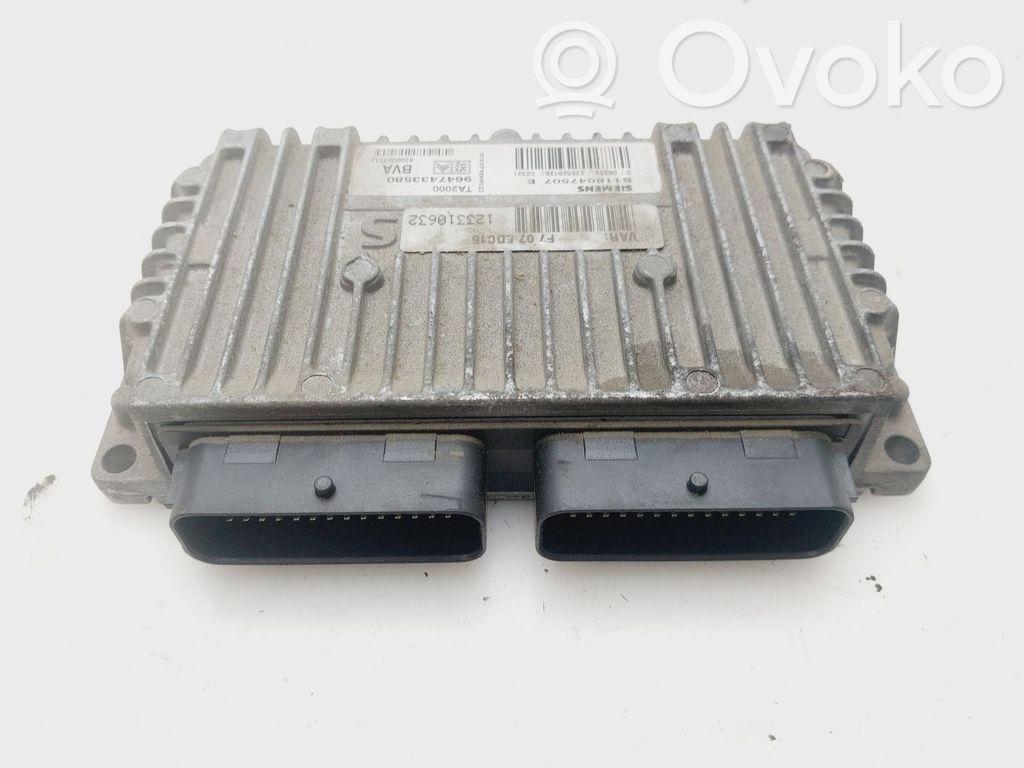 Gearbox control unit/module   9647433580