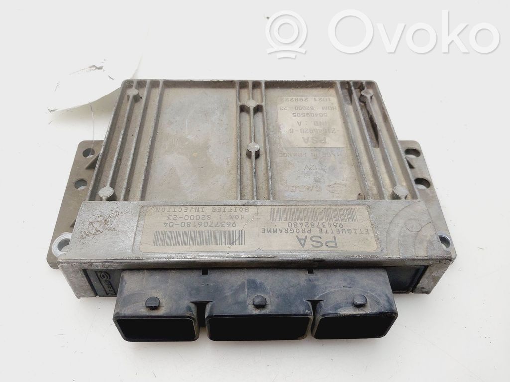 Peugeot 206+ Engine control unit/module 