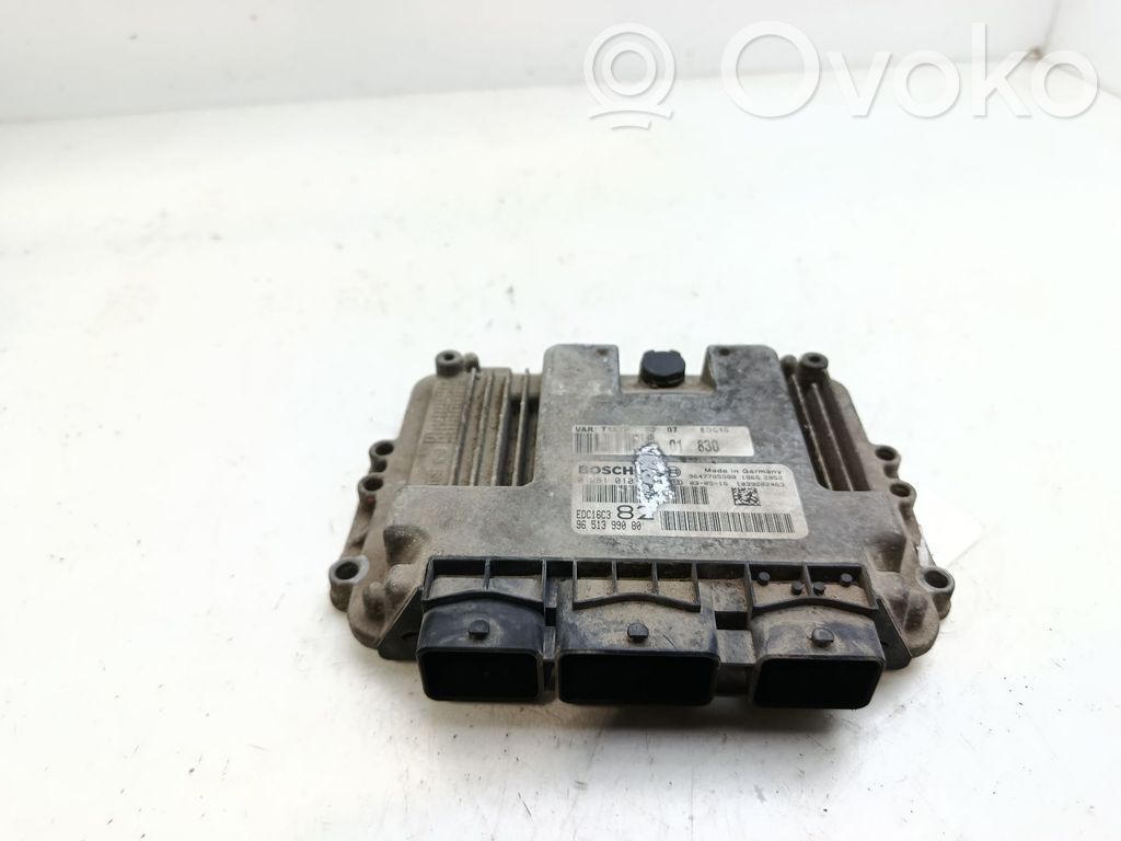 Peugeot 206 Unidad de control/módulo del motor 