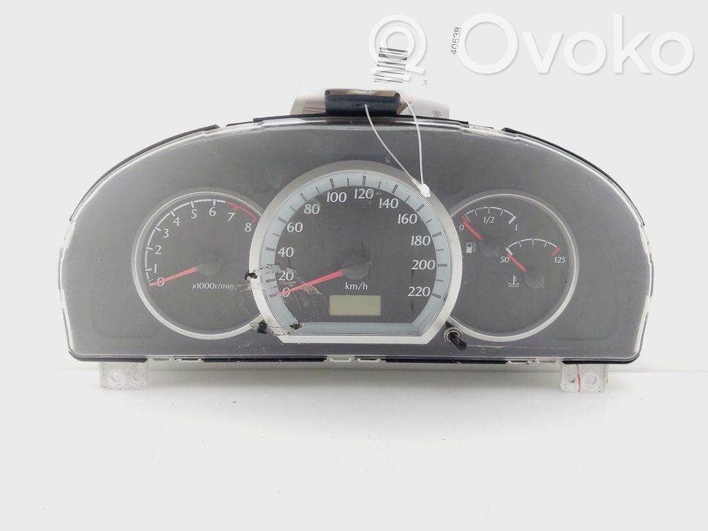 Daewoo Lacetti Geschwindigkeitsmesser Cockpit 
