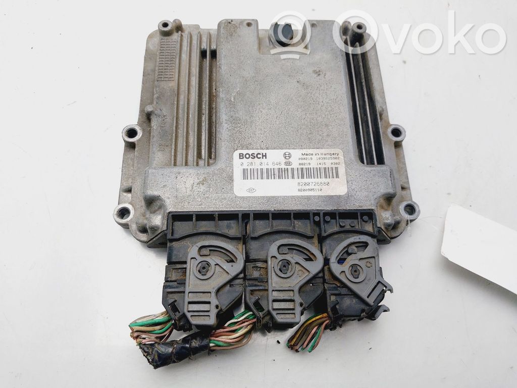 Unidad de control/módulo del motor   8200726880