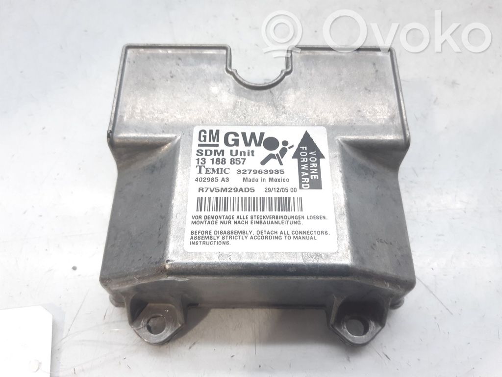 Centralina/modulo airbag   13188857