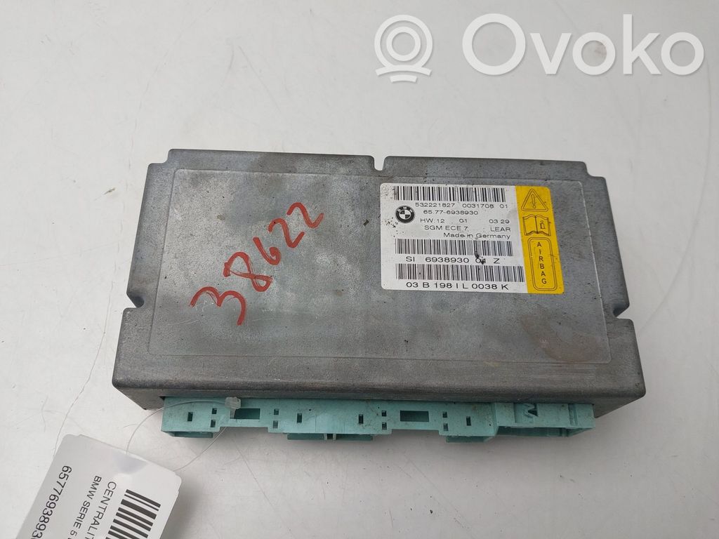 BMW 5 E60 E61 Airbag control unit/module 