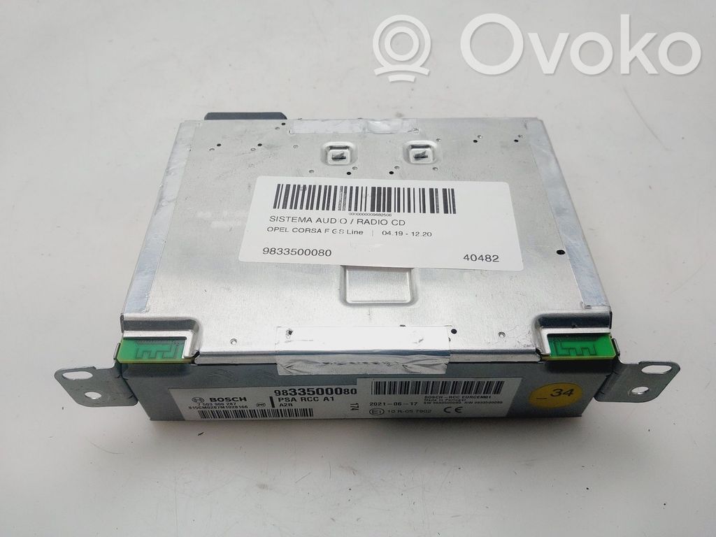Opel Corsa F Unità principale autoradio/CD/DVD/GPS
