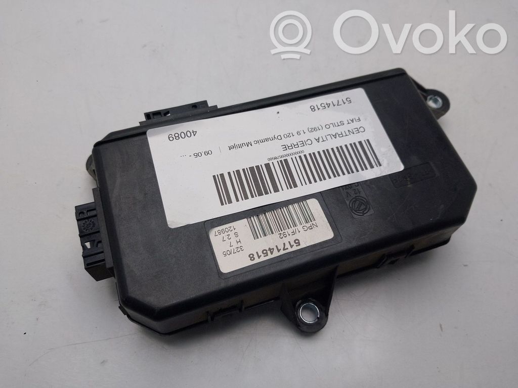 Fiat Stilo Door central lock control unit/module 