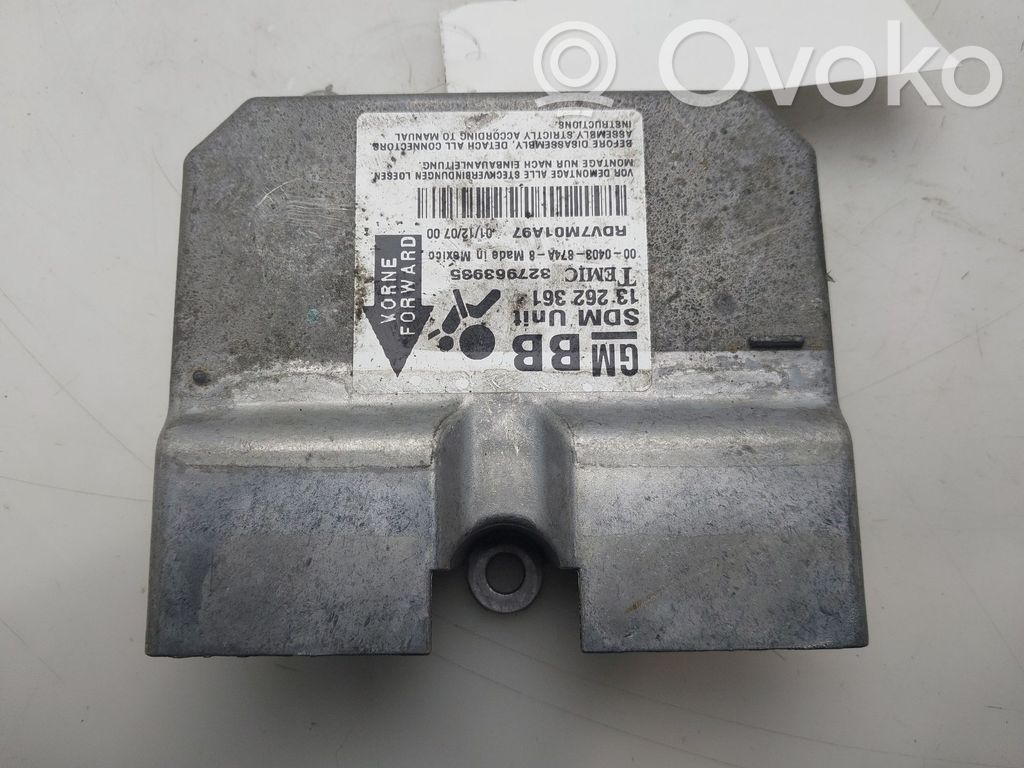 Opel Corsa D Unitate/modul de comandă airbaguri 