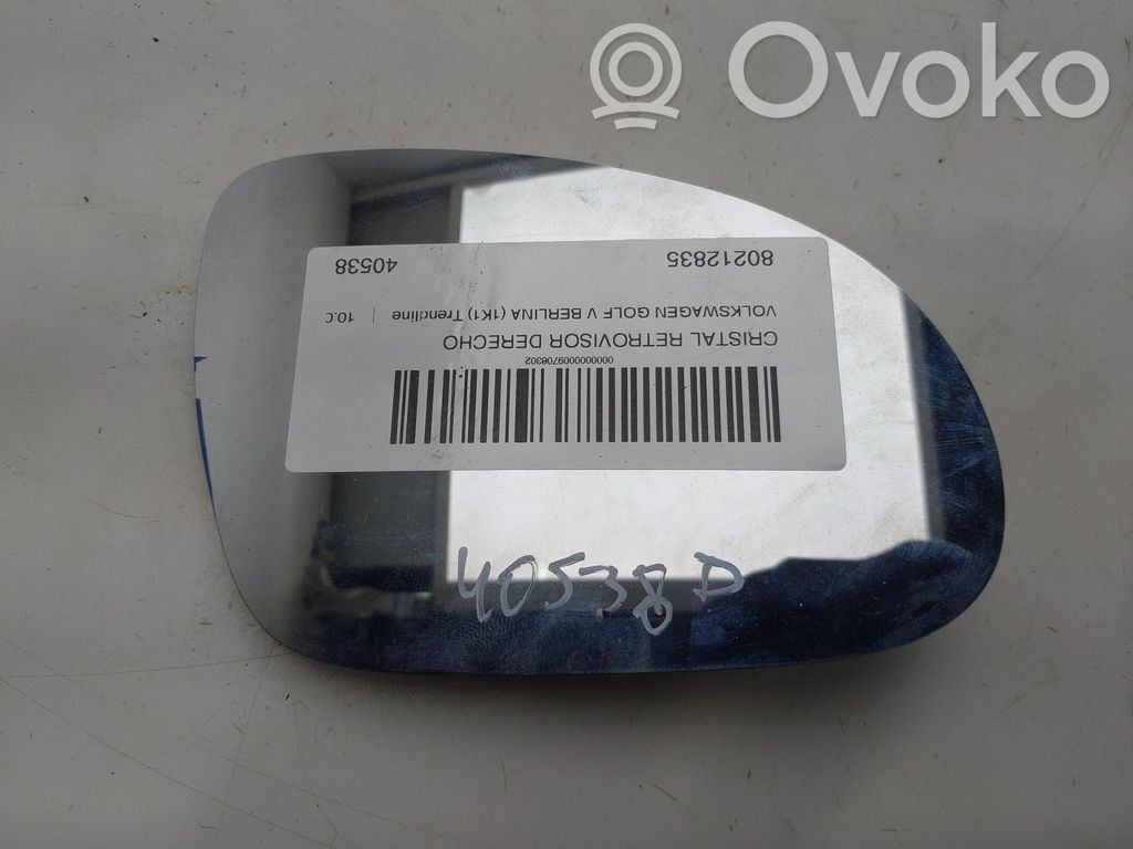 Volkswagen Golf V Vidrio del espejo lateral 