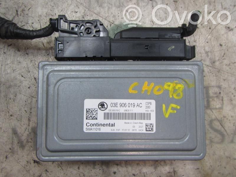 Engine control unit/module   03E906019AC,03E906019AC,5WA11016