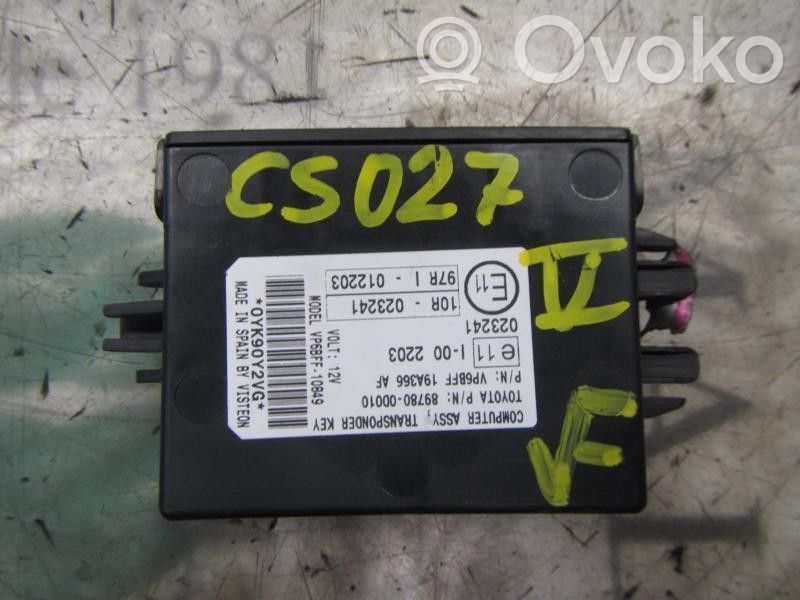 Altre centraline/moduli   897800D010,897800D010