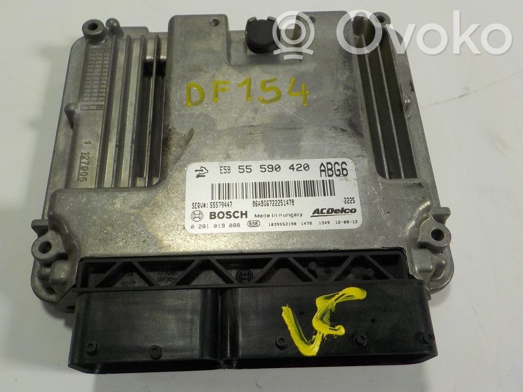 Unidad de control/módulo del motor   55579447,55590420,0281019088