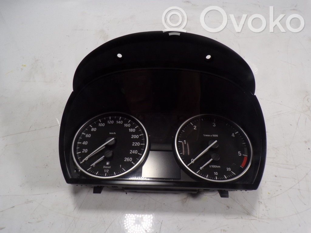 BMW 3 E90 E91 Compteur de vitesse tableau de bord