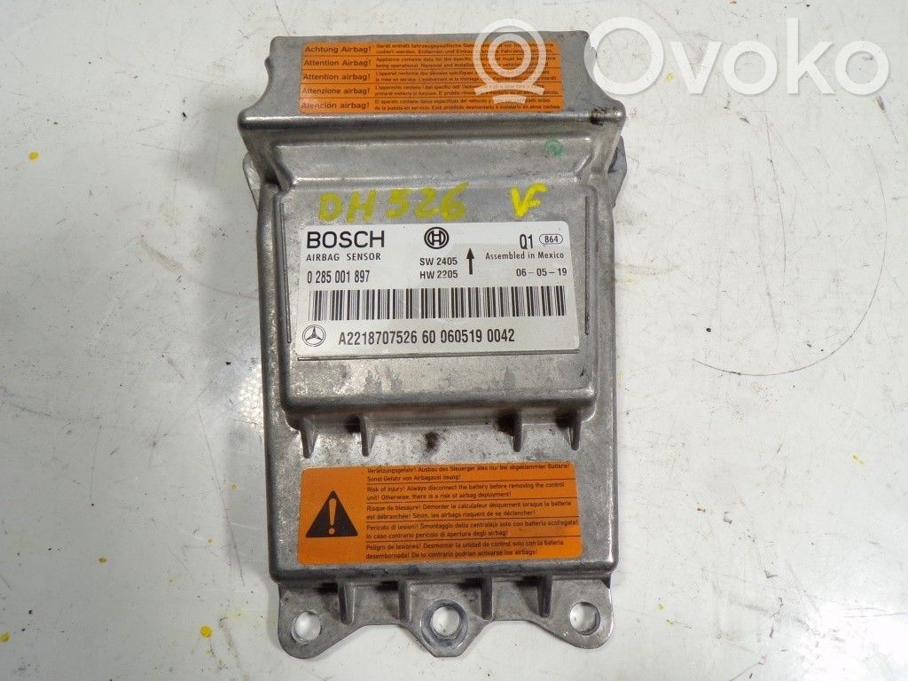 Mercedes-Benz Sprinter W901 W902 W903 W904 Sterownik / Moduł Airbag