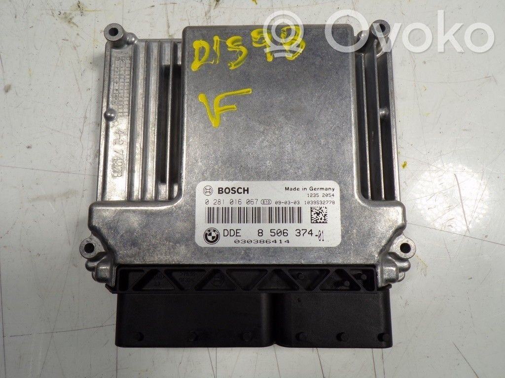 BMW 3 E90 E91 Unitate/modul de control motor 