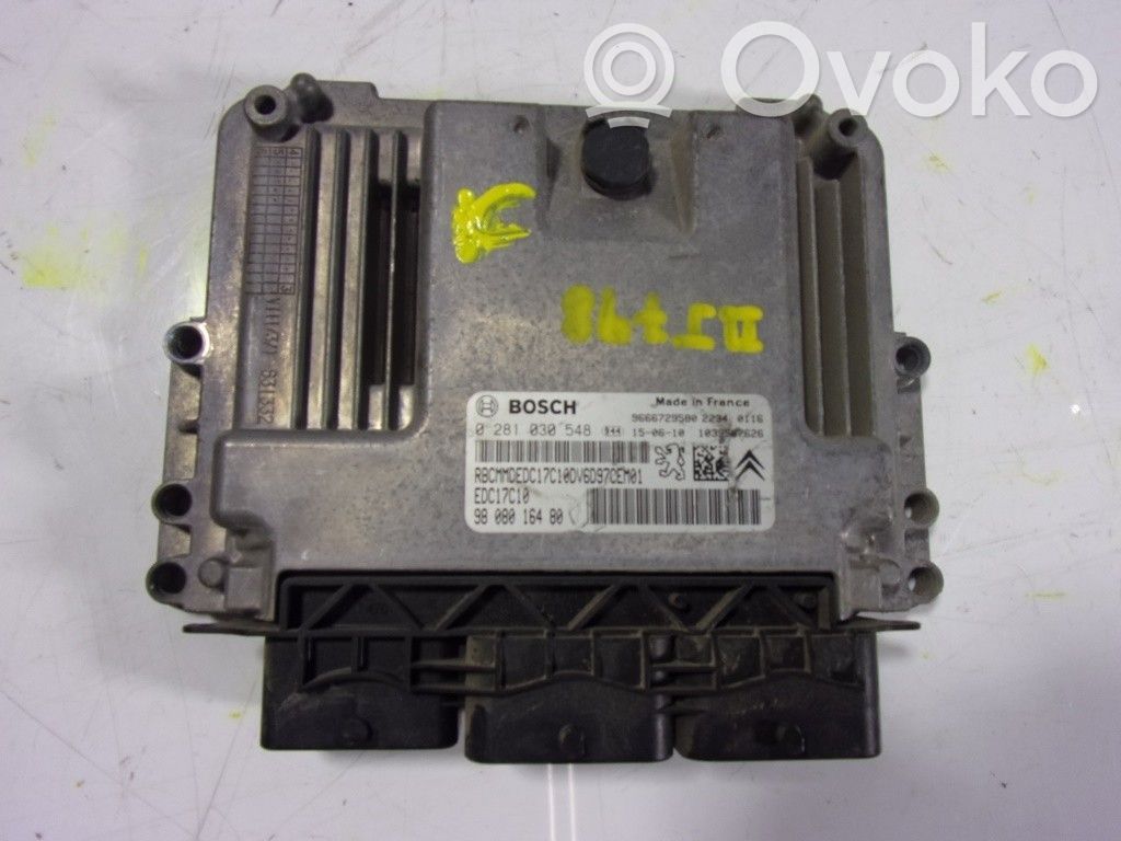 Citroen C4 Grand Picasso Engine control unit/module 
