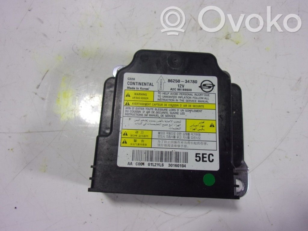 SsangYong Korando Airbag control unit/module 
