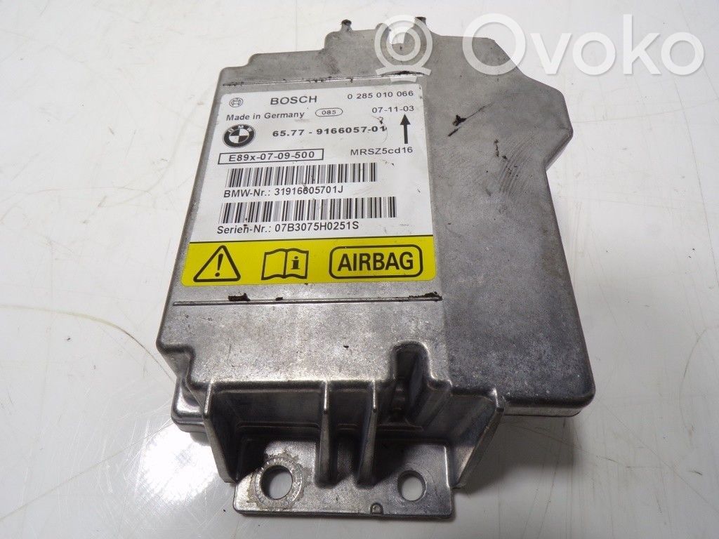 Airbag control unit/module   65779184432,916605701,0285010066