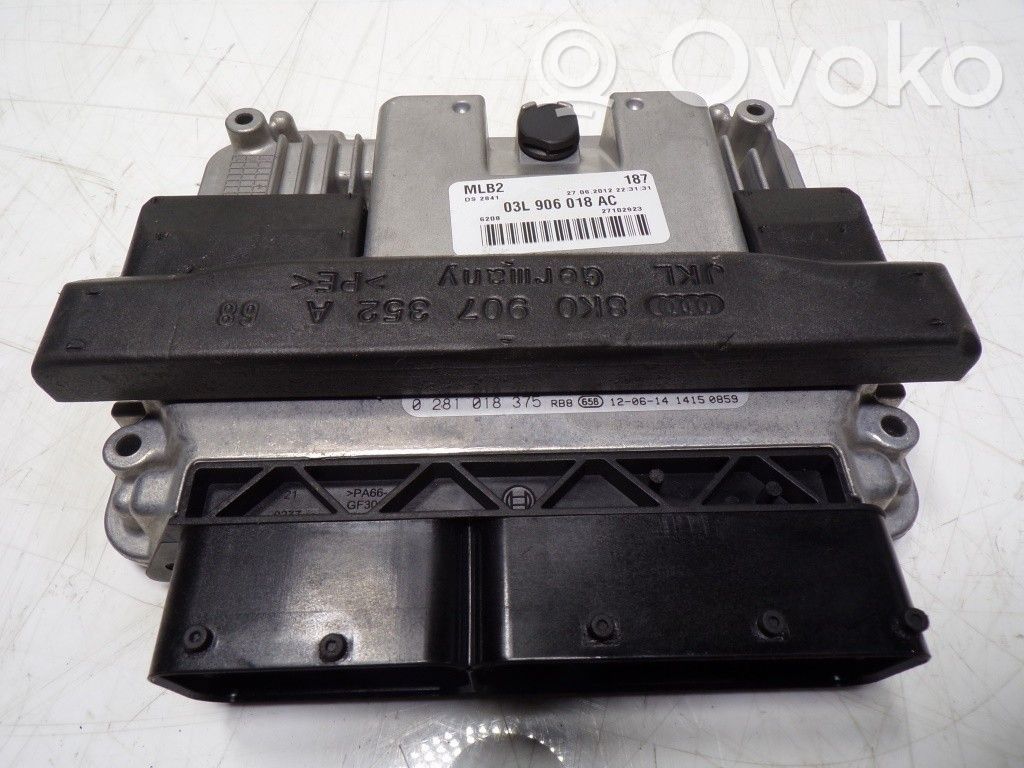 Engine control unit/module   03L906018AC,03L906018AC,0281018375