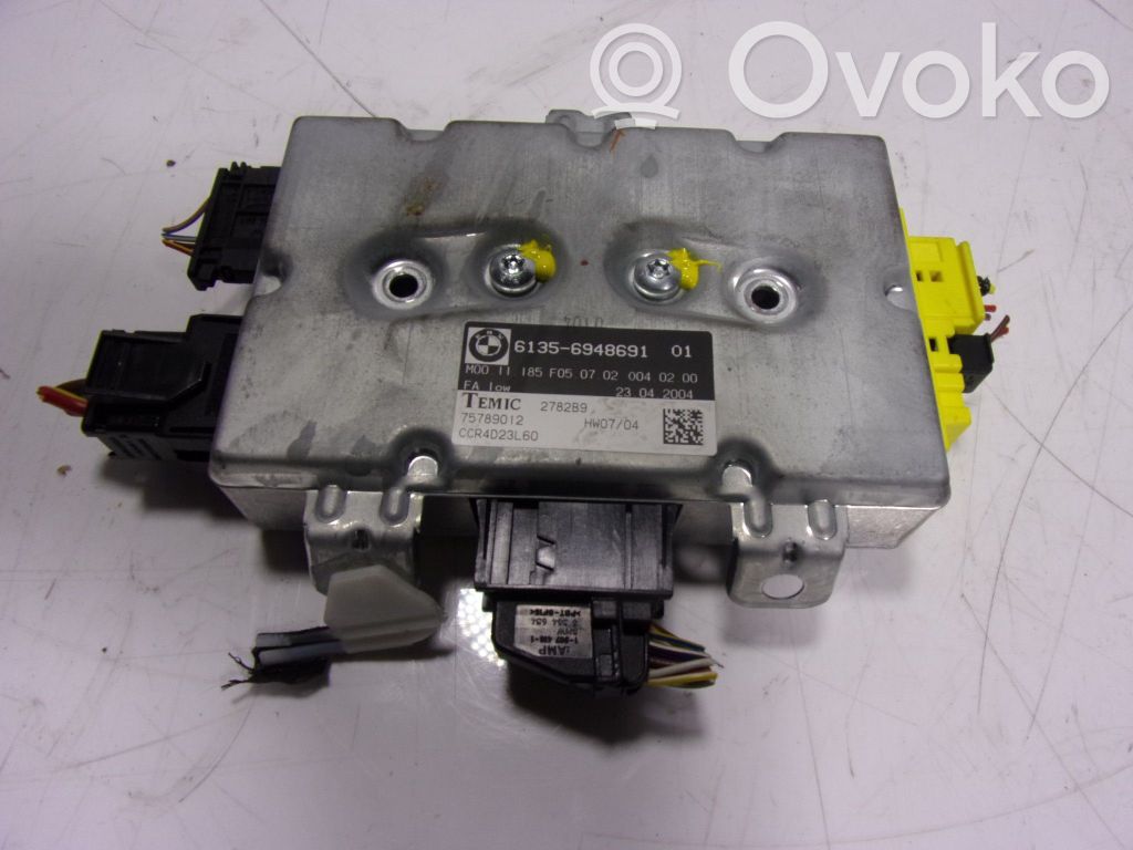 BMW 5 E60 E61 Turvatyynyn ohjainlaite/moduuli 