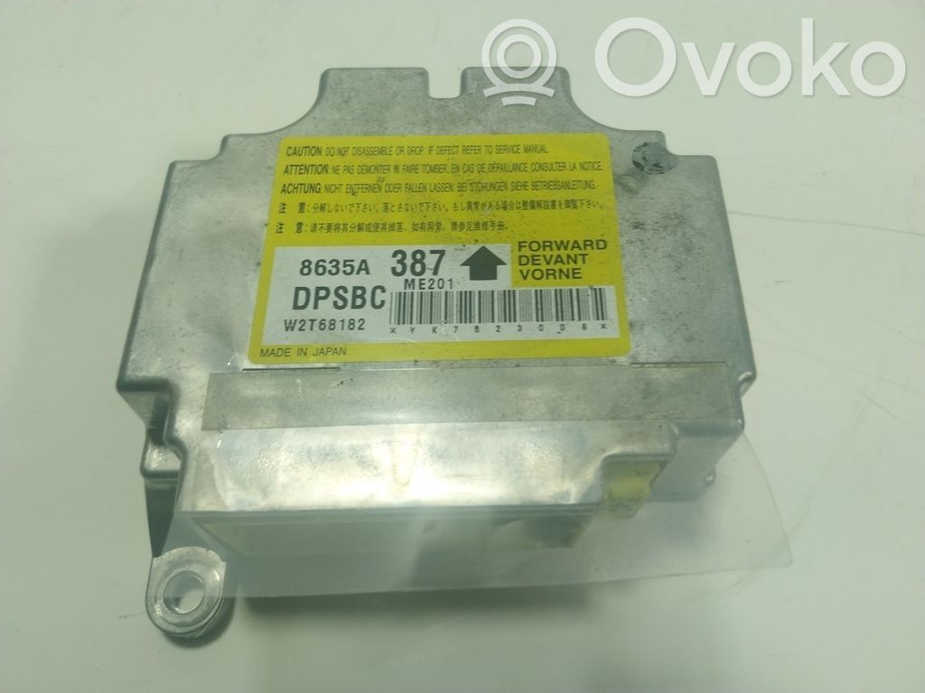 Airbag control unit/module   1612503680,8635A387
