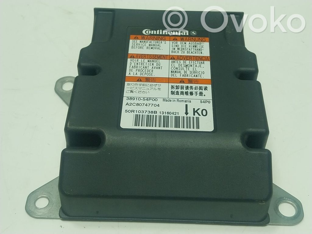 Unidad de control/módulo del Airbag   3891054P00