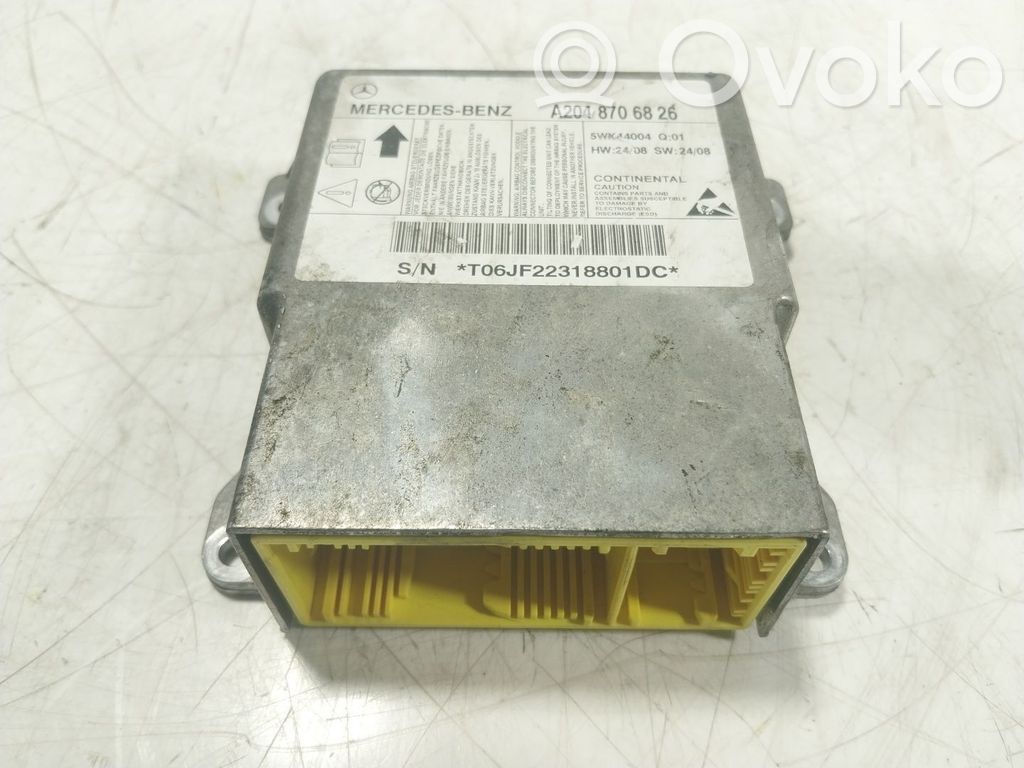 Mercedes-Benz C W204 Unitate/modul de comandă airbaguri