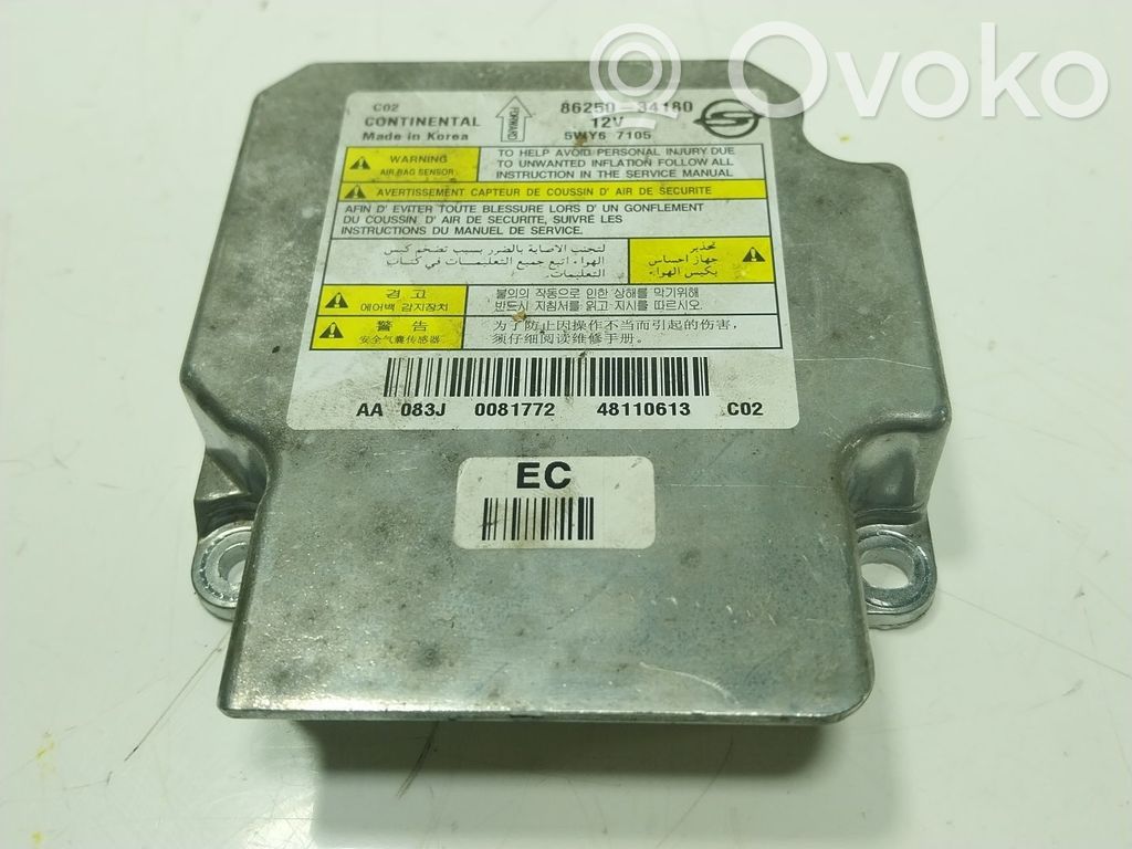 Airbag control unit/module   8625034180
