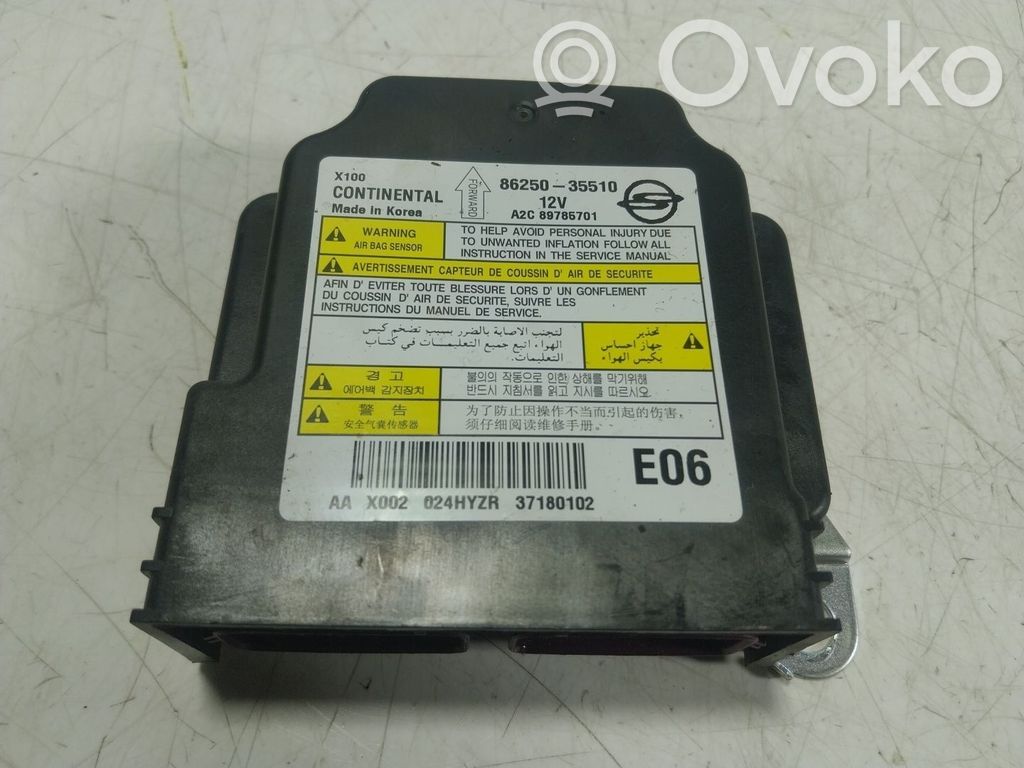 Airbag control unit/module   8625035510