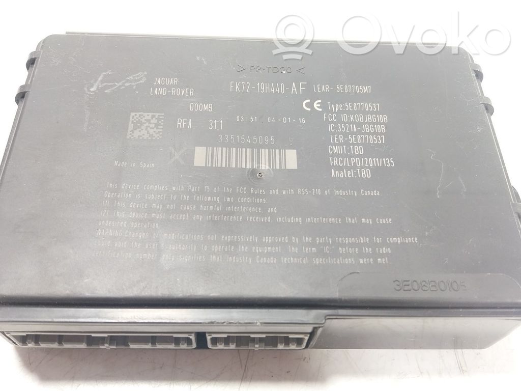 Alte unități/module de control   LR080756,FK7219H440AF