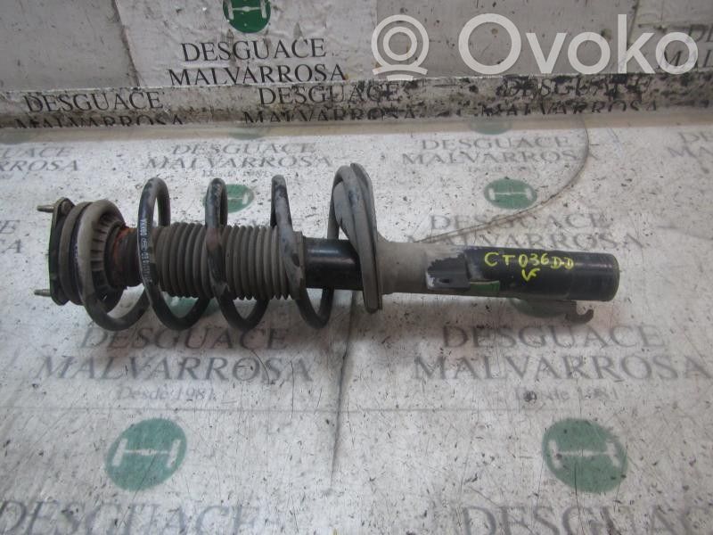 Amortiguador delantero con muelle espiral