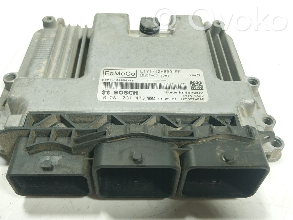 Unidad de control/módulo del motor   1846927,ET7112A650FF