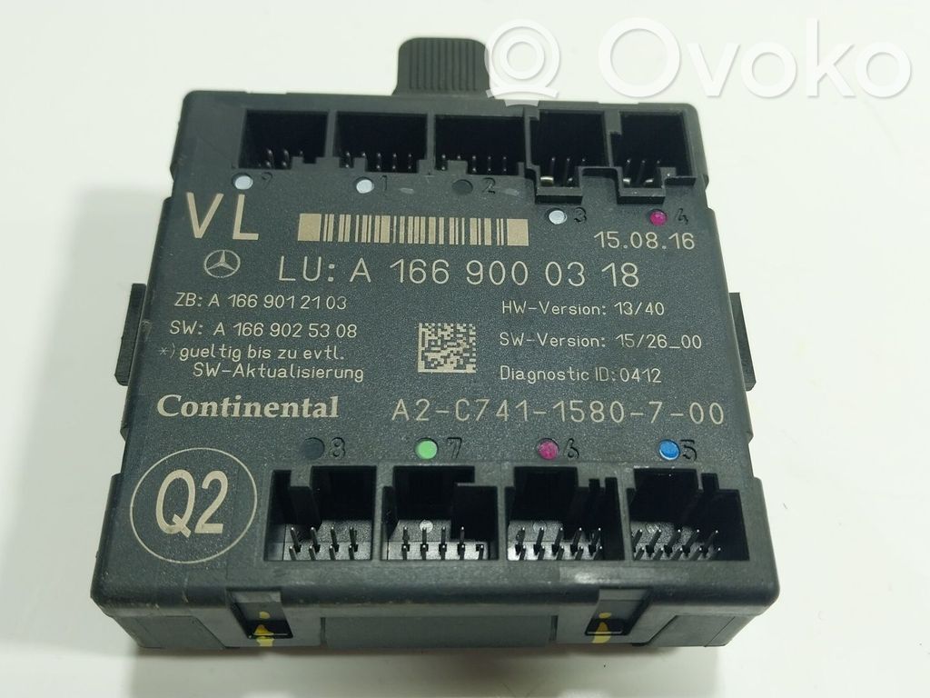 Mercedes-Benz GLE (W166 - C292) Altre centraline/moduli