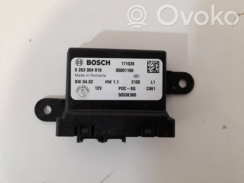Alfa Romeo Giulia Pysäköintitutkan (PCD) ohjainlaite/moduuli 