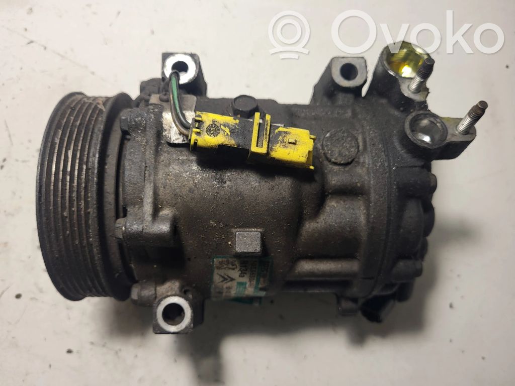Peugeot 407 Air conditioning (A/C) compressor (pump) 