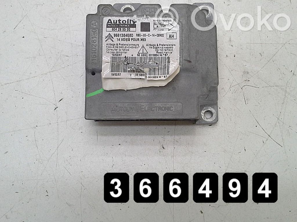 Engine control unit/module   9661384680,604289500