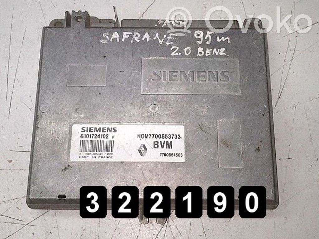 Renault Safrane Engine control unit/module 