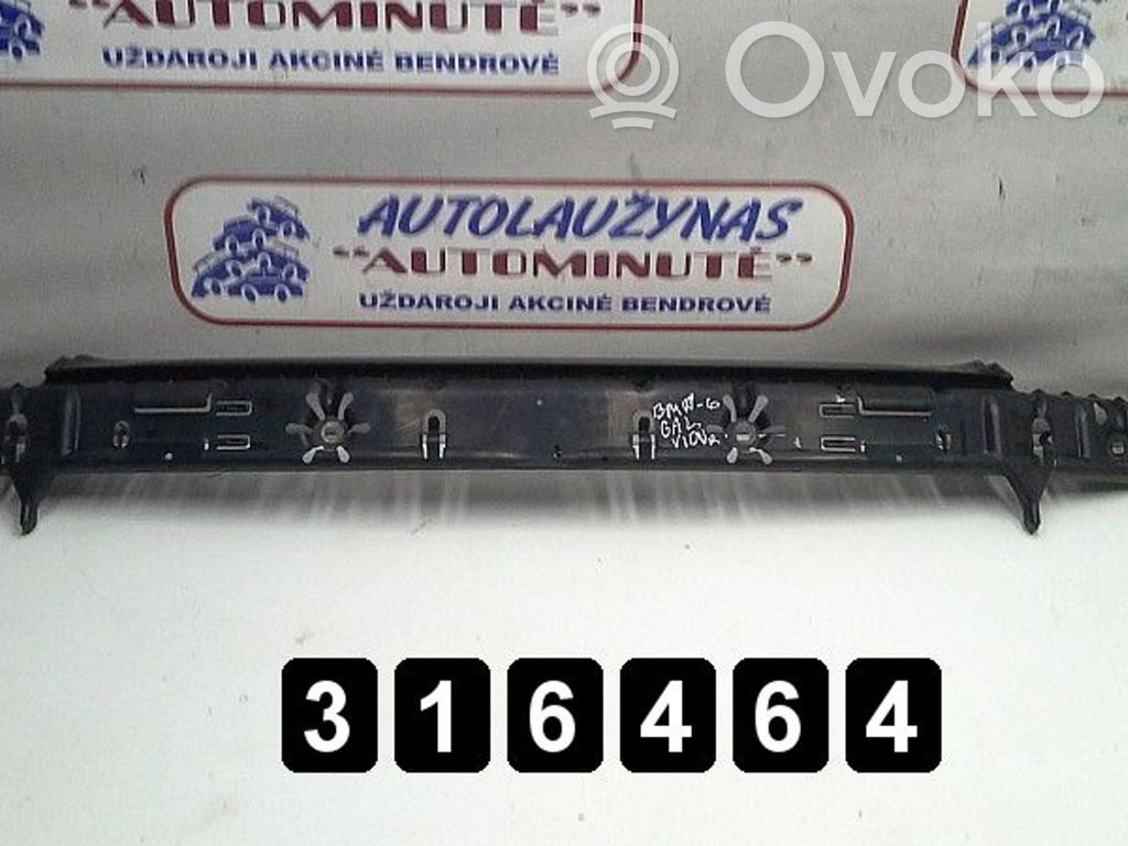 Rear bumper cross member