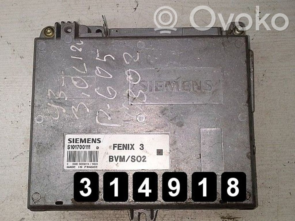 Engine control unit/module   S101700111,S101700111