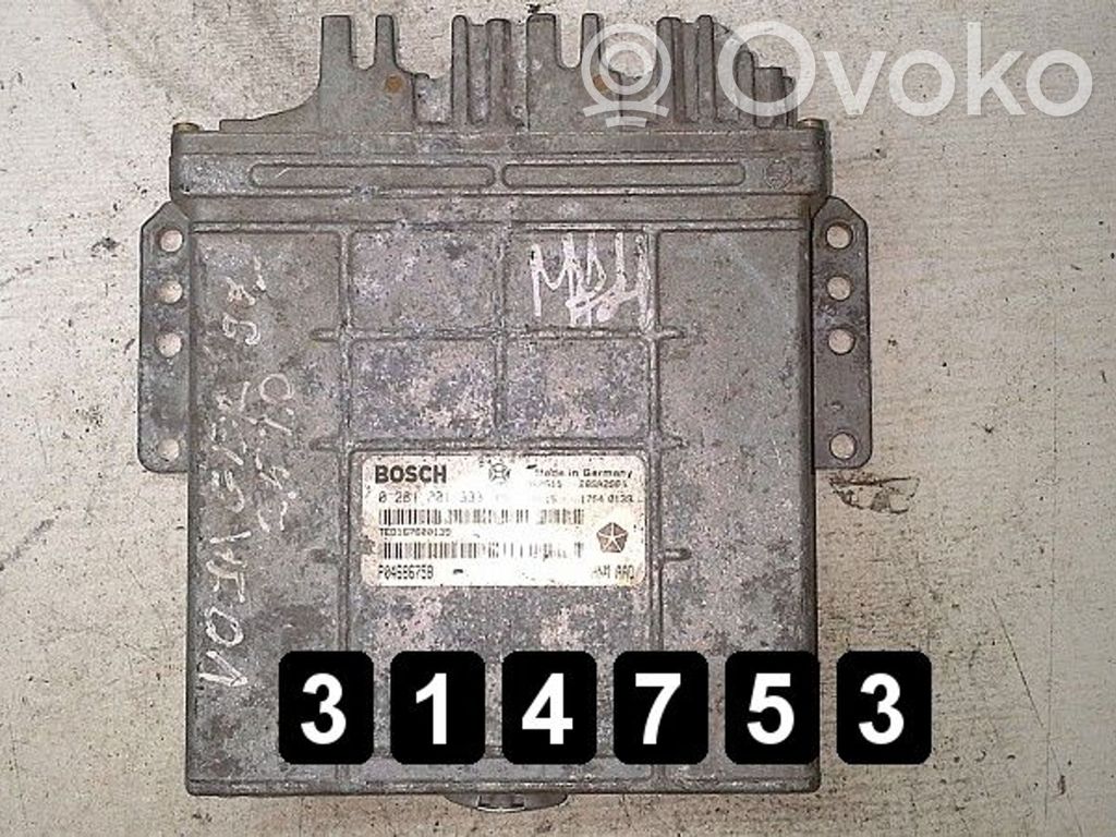 Engine control unit/module   0281001333,0281001333