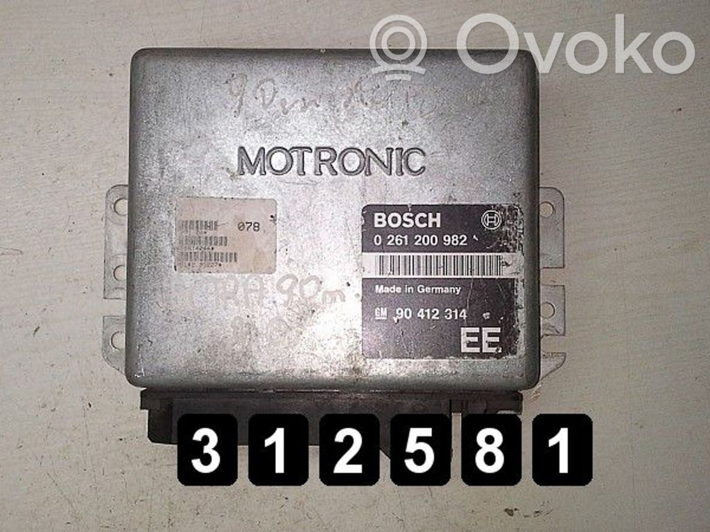 Opel Vectra A Engine control unit/module 