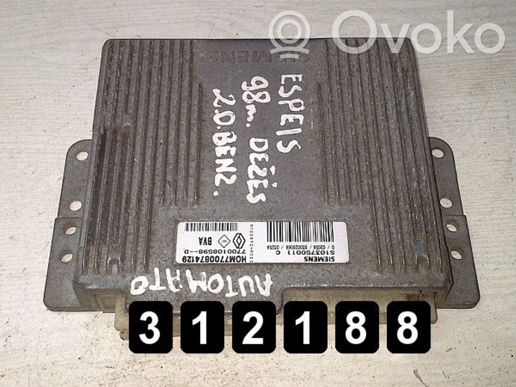 Renault Espace III Engine control unit/module 