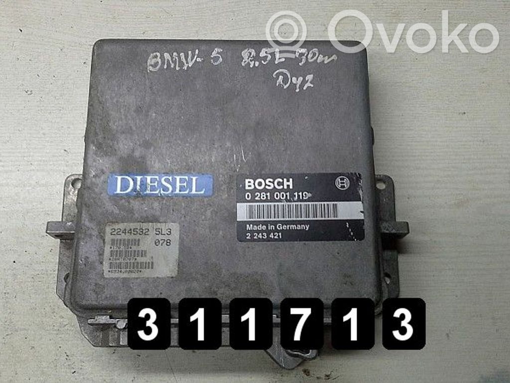 Engine control unit/module   0281001119,0281001119