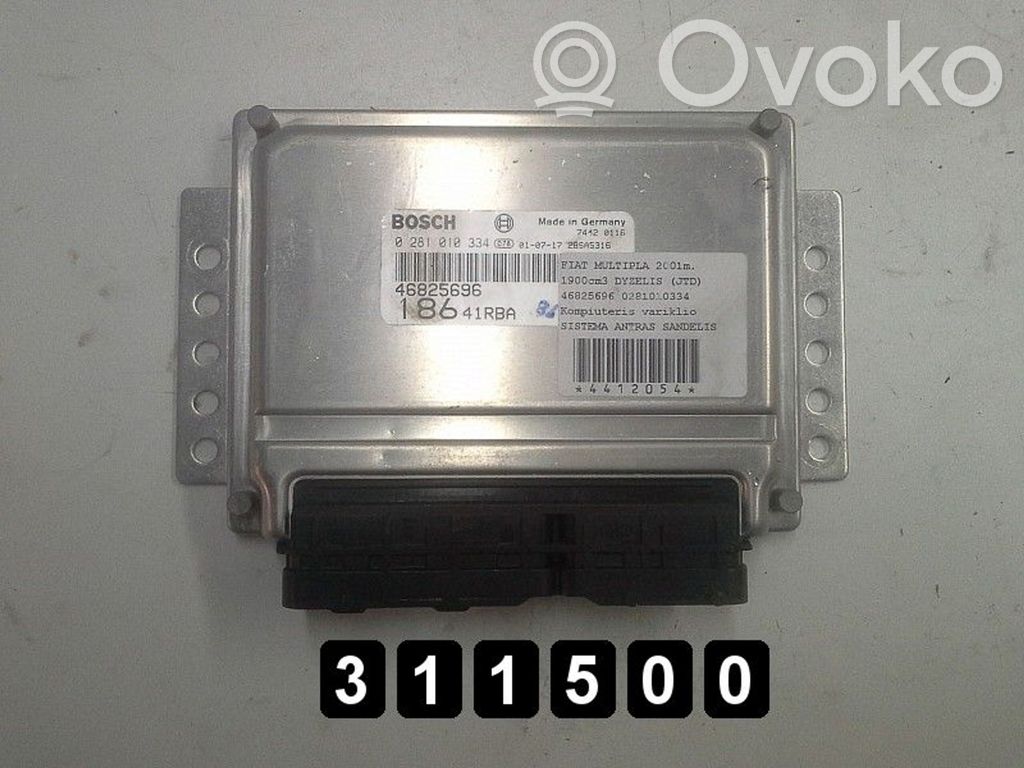 Engine control unit/module   0281010334,0281010334