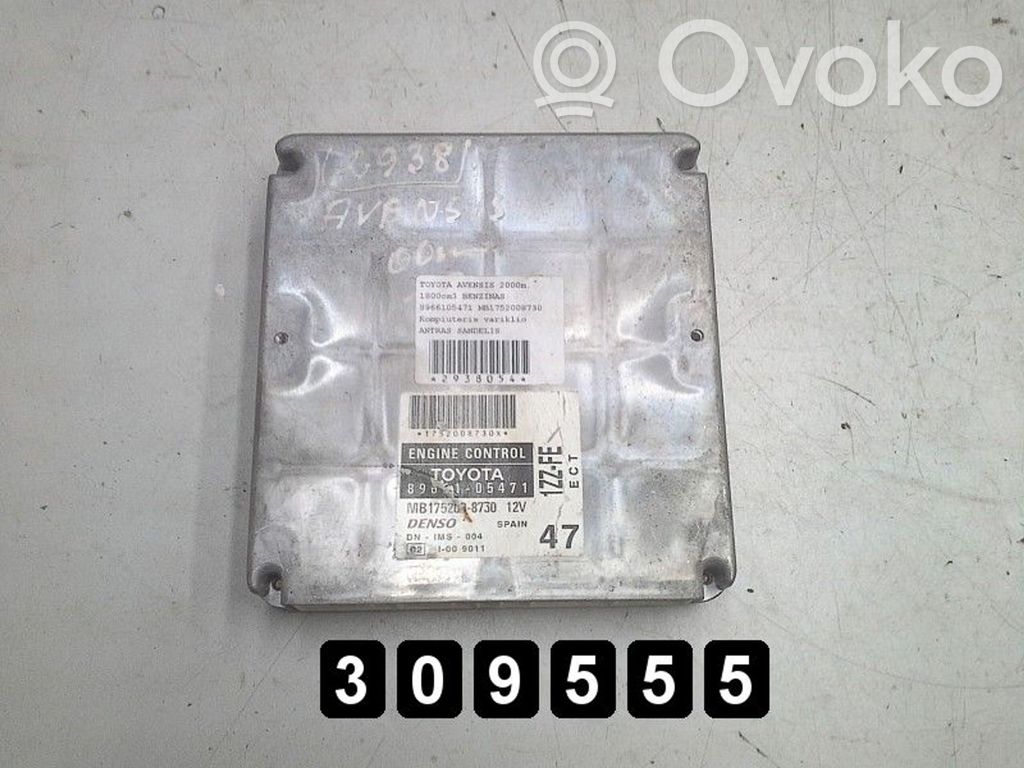 Toyota Avensis T220 Variklio valdymo blokas 
