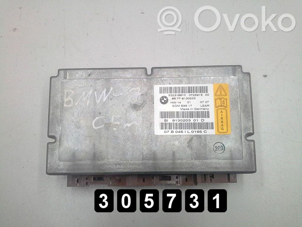 BMW 7 E65 E66 Moottorin ohjainlaite/moduuli 