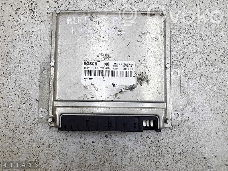 Alfa Romeo 156 Engine control unit/module 