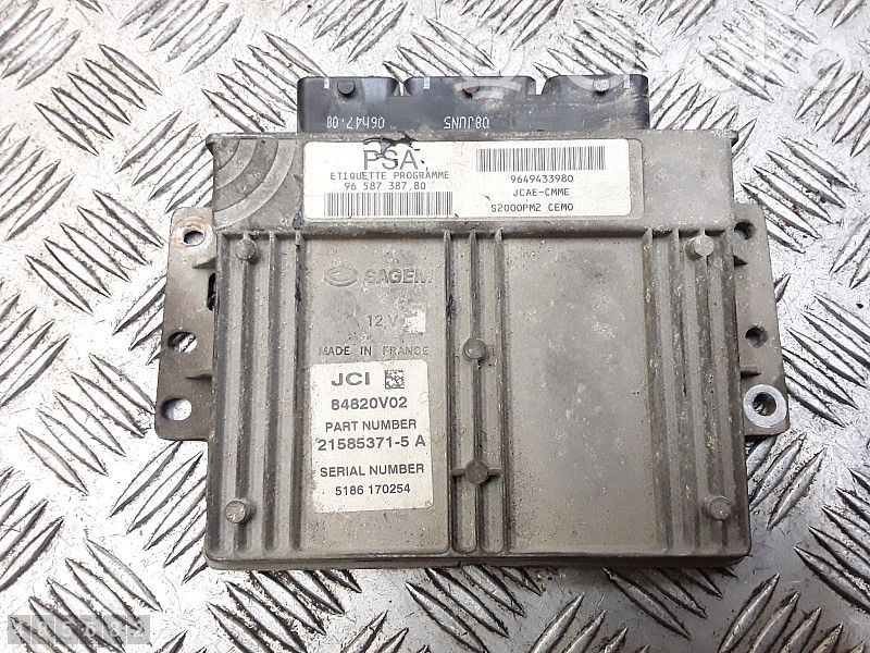 Engine control unit/module   9658738780,9649433980
