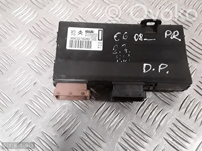 Citroen C6 Modulo di controllo sedile