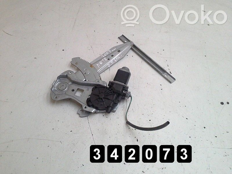 Regulador de puerta trasera con motor